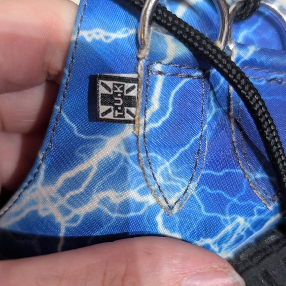 T.U.K Blue and Black Oxfords with Platform Sole - Picture 6 of 6